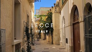 Lecce  Italy  Drone amp Walking Tour [upl. by Alastair]