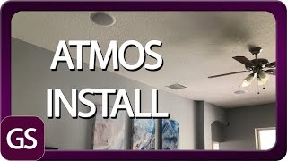 Installing ATMOS Ceiling Speakers And Setup [upl. by Dazraf453]