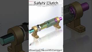 Safety Clutch  Mechanical Animation [upl. by Eedyaj]