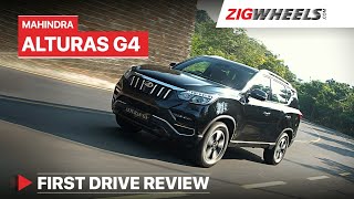 Mahindra Alturas G4 Review  Take a bow Mahindra 👏  ZigWheelscom [upl. by Notlil]