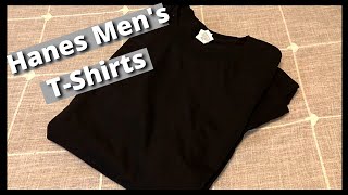 Hanes Mens Essentials Short Sleeve TShirts  Size Large  Unboxing amp Review  Amazon [upl. by Cioban506]