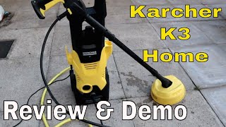 Kärcher K3 Home Pressure Washer Review amp Demonstration [upl. by Beaner94]