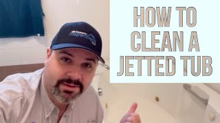 How to Clean a Jetted Tub  Cleaning Tub Jets [upl. by Airdnahs792]