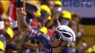 Mathieu van der Poels MindBoggling Attack To Win On The Mur de Bretagne [upl. by Eliga]