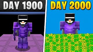 I Survived 2000 Days in HARDCORE Minecraft [upl. by Anad]