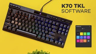 CORSAIR K70 Keyboard iCue Software Setup amp Tutorial [upl. by Naitsabes332]