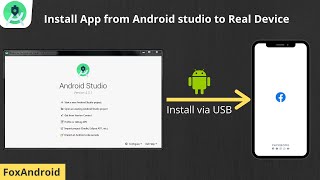 How to directly install app from Android studio to your mobile  Android studio tutorial [upl. by Assirrem]