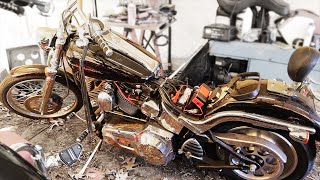 Rescuing A Fans Bike From Harley Motorcycle Project Blues [upl. by Aikenat]