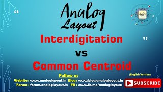 Interdigitation vs Common Centroid Matching [upl. by Anialed]