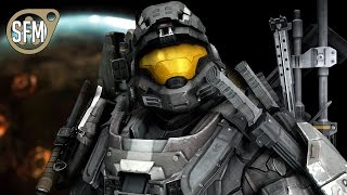 Spartan B666  Halo SFM Animation [upl. by Ynamrej]