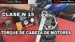 Cómo dar TORQUE a CABEZA DE MOTORES de MOTOCICLETAS  FÁCIL [upl. by Leanne745]