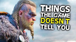 Assassins Creed Valhalla 10 Things The Game DOESNT TELL YOU [upl. by Yendic461]