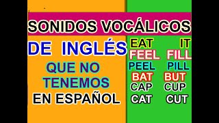 como pronunciar las vocales en ingles [upl. by Shandee]