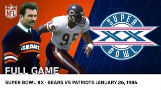 85 Bears Win Super Bowl XX  Bears vs Patriots  NFL Full Game [upl. by Schuster]