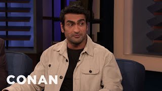 Kumail Nanjiani Was Tempted To Cancel His CONAN Appearance  CONAN on TBS [upl. by Quartas]