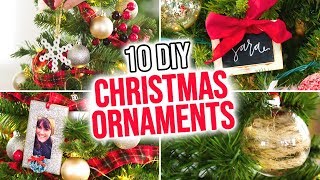 10 DIY Christmas Ornaments [upl. by Eniluqcaj183]