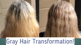 How to Transition to Natural Gray Hair Dye and Tone [upl. by Helali191]