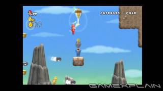 New Super Mario Bros Wii Level 61 Star Coins [upl. by Harrak]