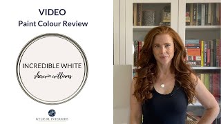 Paint Colour Review Sherwin Williams Incredible White [upl. by Nwahsed]