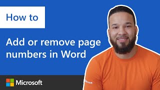 How to add or remove page numbers in Microsoft Word [upl. by Naibaf]