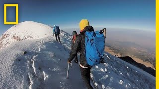 How Climbers Take on North Americas Highest Volcano  National Geographic [upl. by Eniretak]