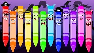 Scary Crayons Song  Halloween Song [upl. by Chisholm56]