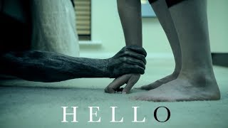 HELLO  A Short Creepy Horror Film [upl. by Ahseenyt]