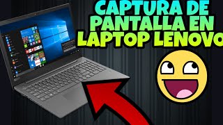 Como hacer una CAPTURA DE PANTALLA en LAPTOP LENOVO 2021 FÁCIL [upl. by Notgnimer]