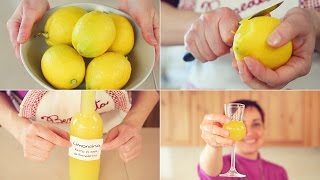 🍋 LIMONCINO  LIMONCELLO 🍋 FATTO IN CASA Ricetta Facile  Homemade Limoncello Liqueur Easy Recipe [upl. by Ruthanne]