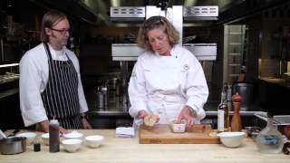 Cooking Foie Gras with Chef Wylie Dufresne and Ariane Daguin [upl. by Enelcaj]