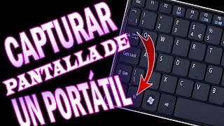 Como Capturar la Pantalla de un Portatil [upl. by Notlaw]