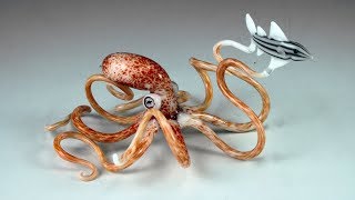 Introduction to Sculpting Borosilicate Glass  Octopus w Andrew Pollack [upl. by Ennahtur]