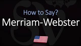 How to Pronounce Merriam Webster CORRECTLY [upl. by Arther]