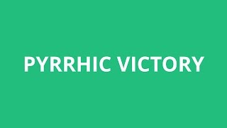 How To Pronounce Pyrrhic Victory  Pronunciation Academy [upl. by Alleira782]