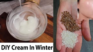 DIY Winter Cream Challenge  Glowing amp Anti Ageing Cream at Home [upl. by Lrem]