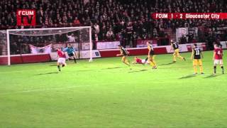 FC United vs Gloucester City  Goal highlights [upl. by Eetsirk]