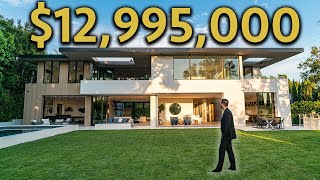 Touring a 12995000 LOS ANGELES MODERN MANSION [upl. by Eladroc37]