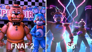 FNAFSFM FNAF Security Breach Trailer but its FNAF 2 VERSION [upl. by Ettenad]