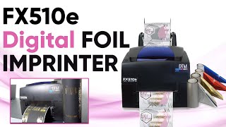 Digital Metallic Foil Label Printer [upl. by Aserat]