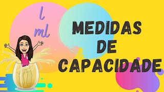 MEDIDAS DE CAPACIDADE LITROS MILILITROS [upl. by Gerdy]