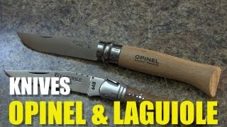 Opinel and Laguiole Knives [upl. by Ardnama]