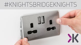 Knightsbridge Knights Screwless switches amp sockets [upl. by Melinde]