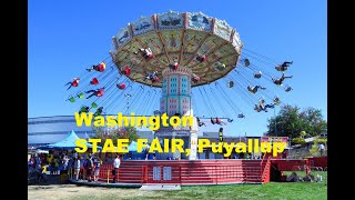 Walking through Washington State Fair in Puyallup [upl. by Yardna]