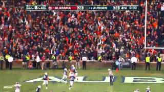 Alabama Missed Field Goal Returned for Auburn Game Winning Touchdown [upl. by Chane]