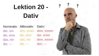 Deutschkurs A11 Lektion 20 Dativ [upl. by Nayhr]