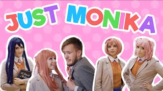 JUST MONIKA  Doki Doki Literature Club  COSPLAY VIDEO  COVER [upl. by Miranda]