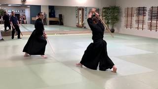 Iaido Bokken Fencing OneonOne Match 2 JMAC 13th Anniversary [upl. by Culberson]