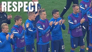 Finland players applaud as Denmark returns to the pitch after Eriksen’s collapse [upl. by Collin700]