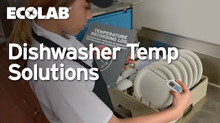 Ecolab® Dishwasher Temperature Solutions [upl. by Janella]