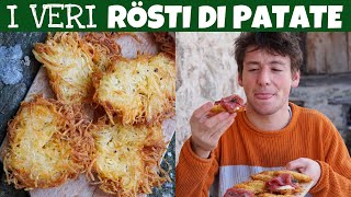 I VERI RÖSTI DI PATATE croccanti e non unti  e unidea per lantipasto di Natale  Davide Zambelli [upl. by Ander]